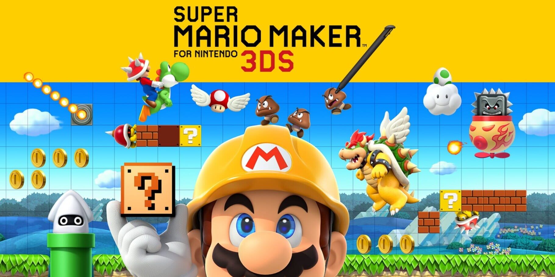 Artwork for Super Mario Maker for Nintendo 3DS