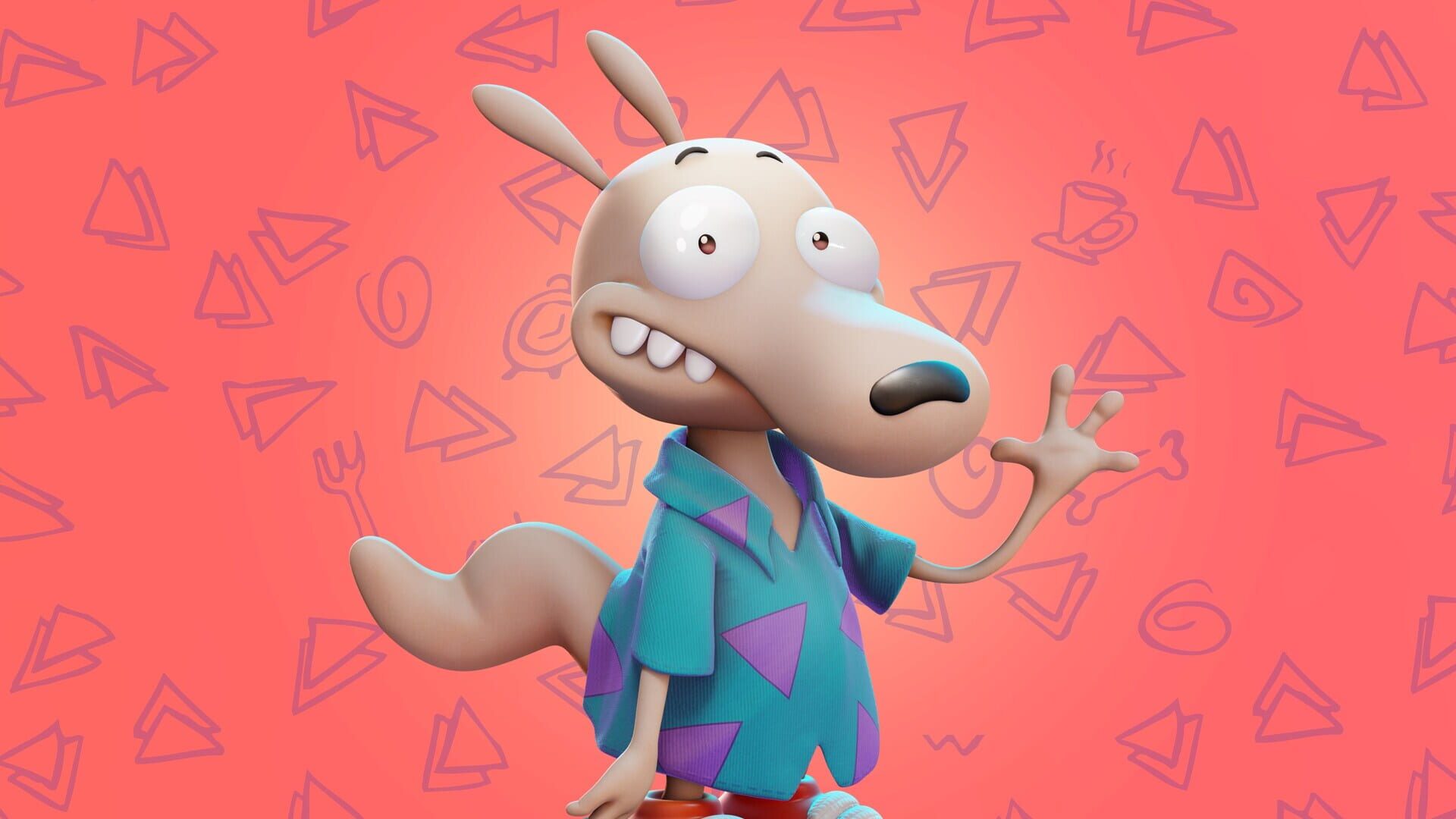 Artwork for Nickelodeon All-Star Brawl: Rocko Brawler Pack