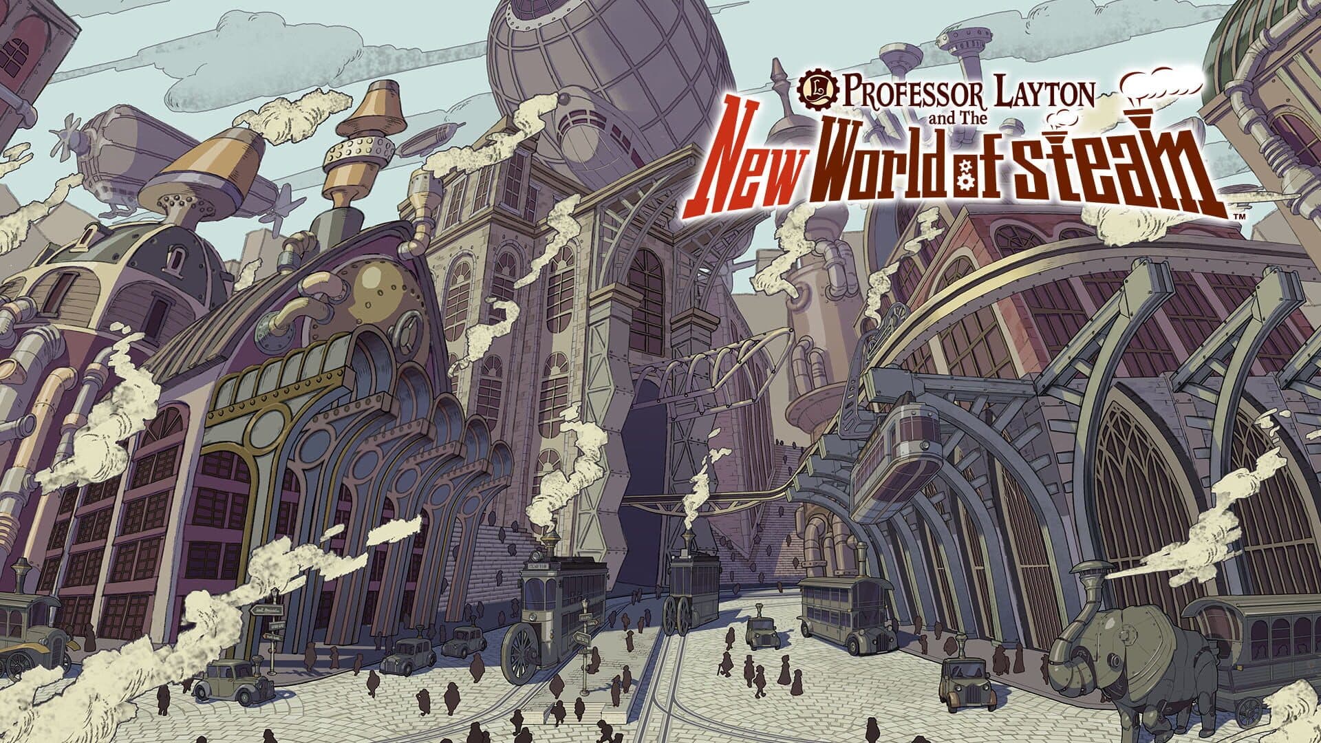 Artwork for Professor Layton and the New World of Steam