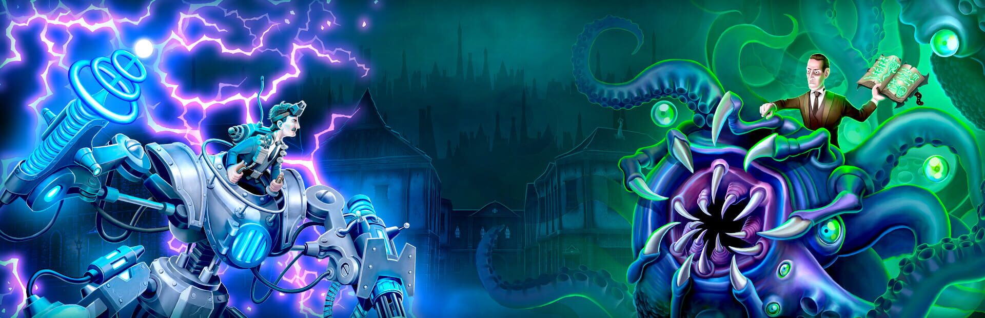 Artwork for Tesla vs. Lovecraft