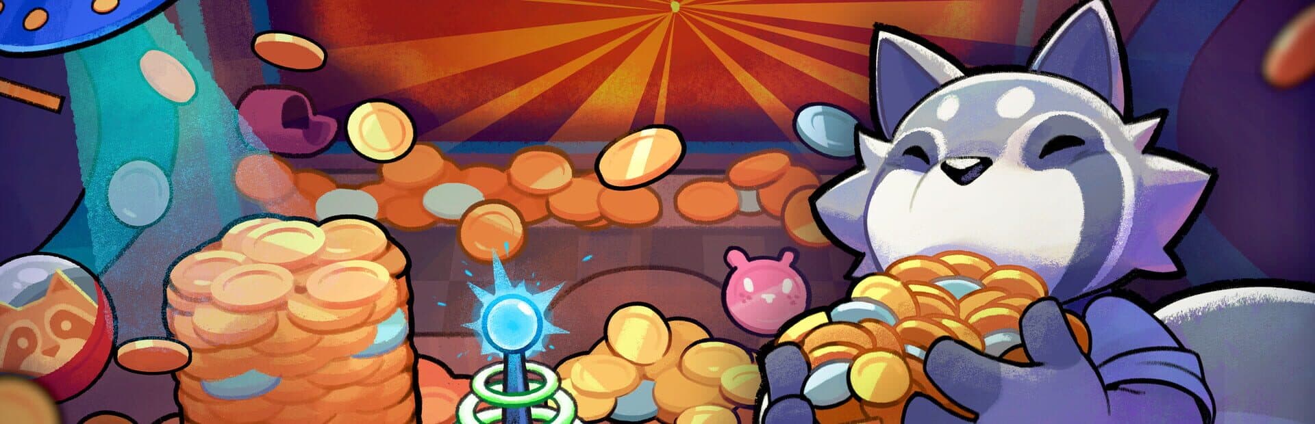 Artwork for Raccoin: Coin Pusher Roguelike