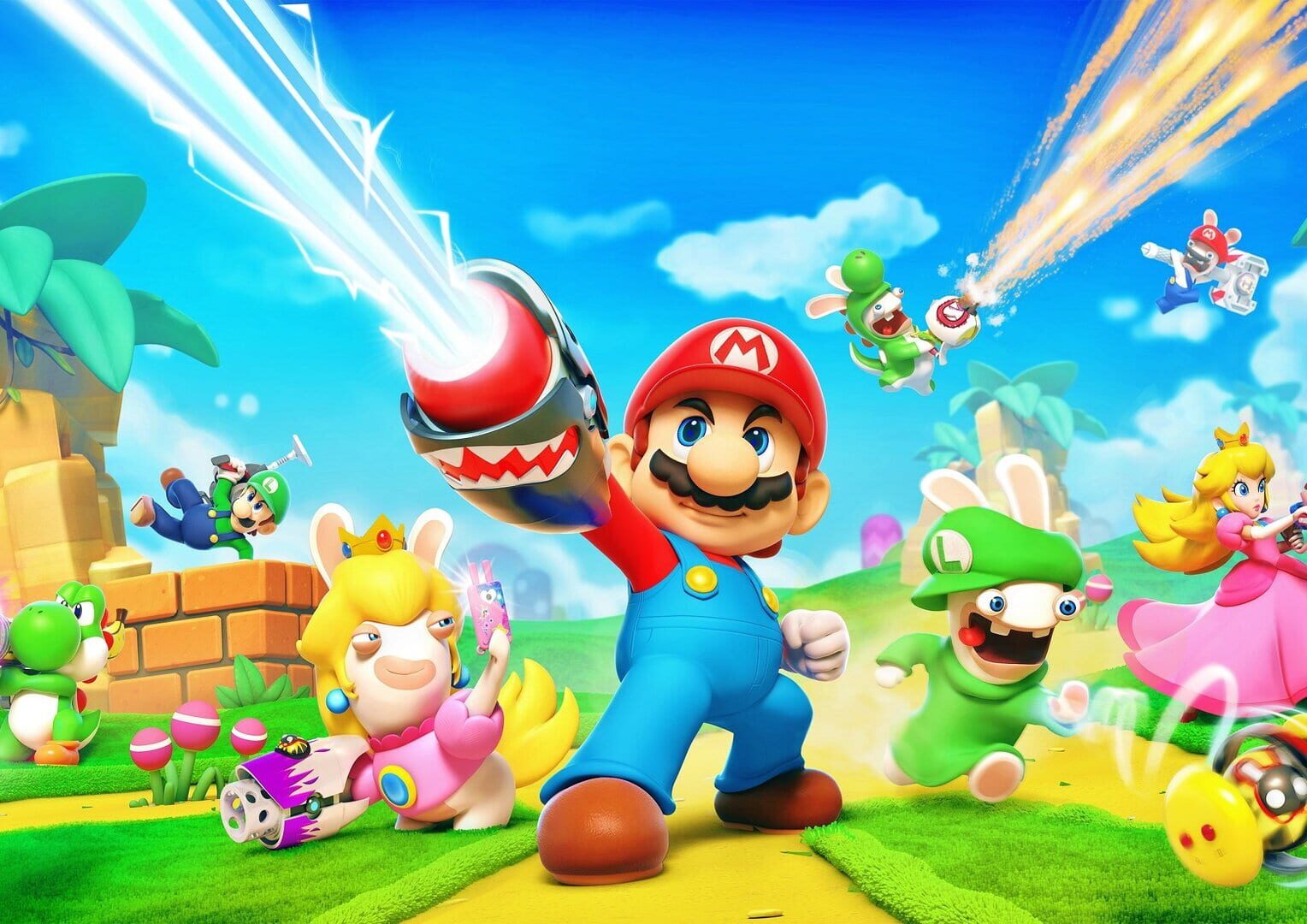 Artwork for Mario + Rabbids Kingdom Battle