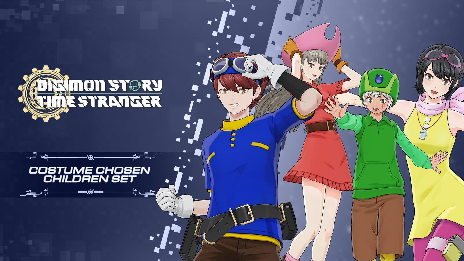 Artwork for Digimon Story: Time Stranger - Costume Chosen Children Set