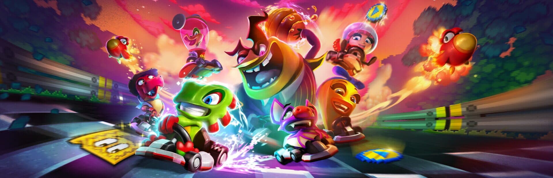 Artwork for Super Yooka-Laylee Kart