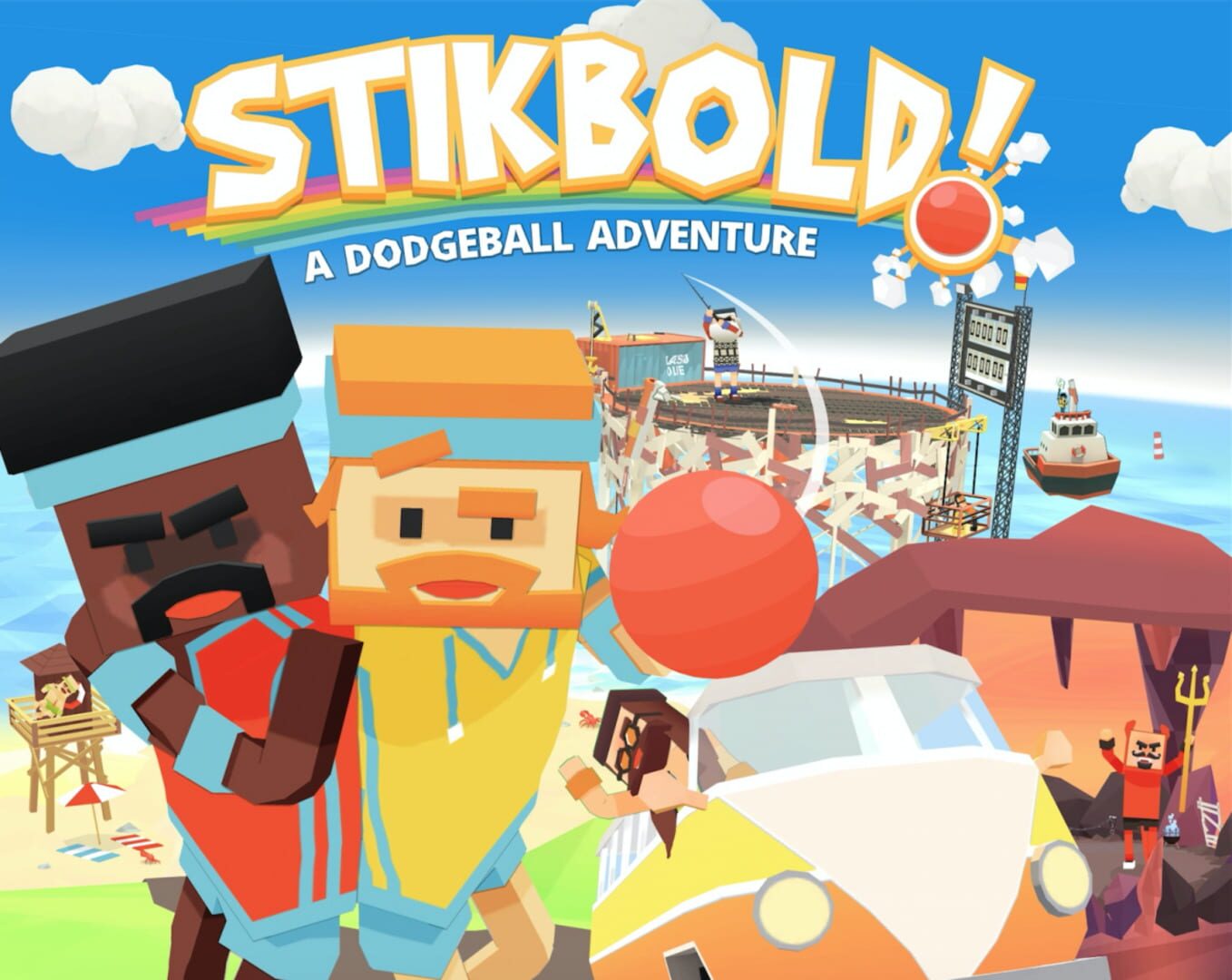 Artwork for Stikbold! A Dodgeball Adventure