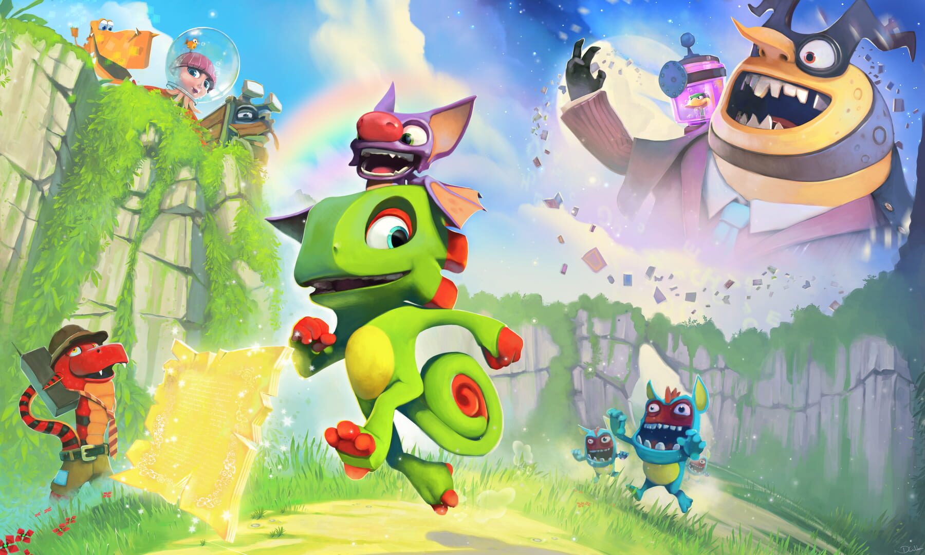 Artwork for Yooka-Laylee