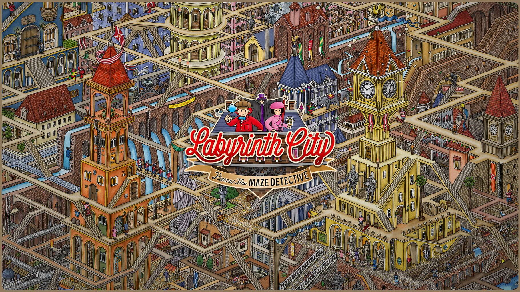 Artwork for Labyrinth City: Pierre the Maze Detective