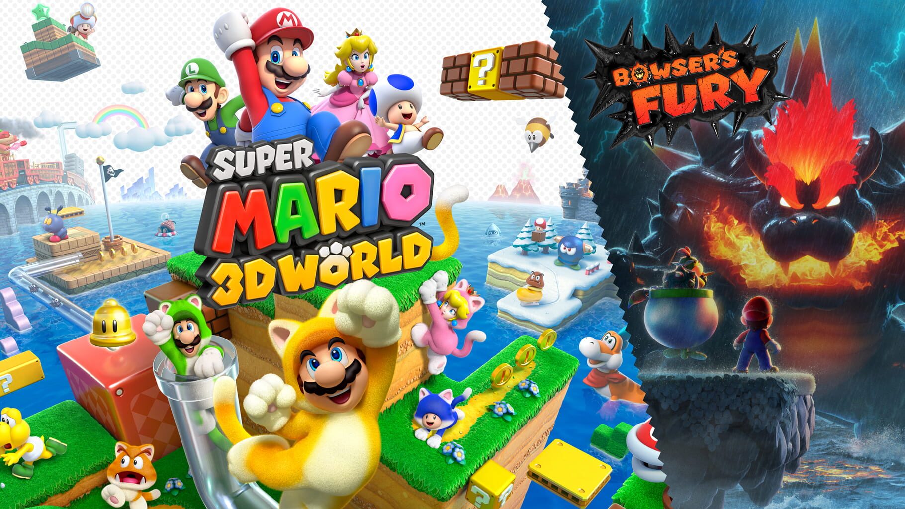 Artwork for Super Mario 3D World + Bowser's Fury