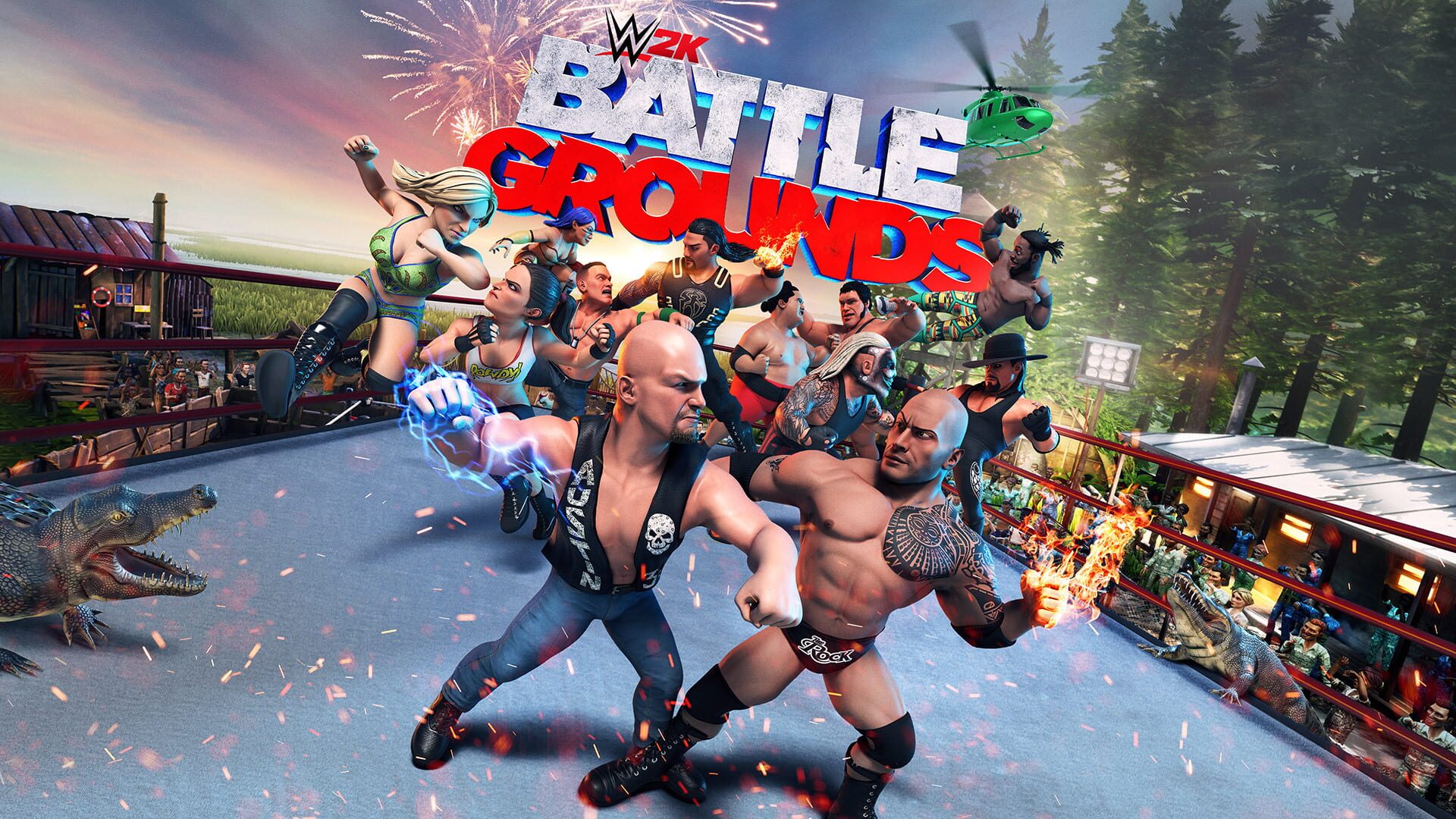 Artwork for WWE 2K Battlegrounds