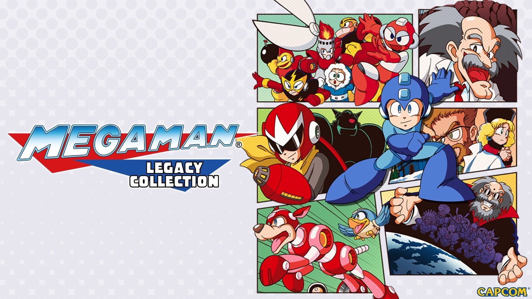Artwork for Mega Man Legacy Collection