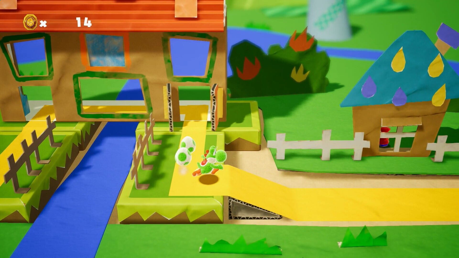 Screenshot for Yoshi's Crafted World