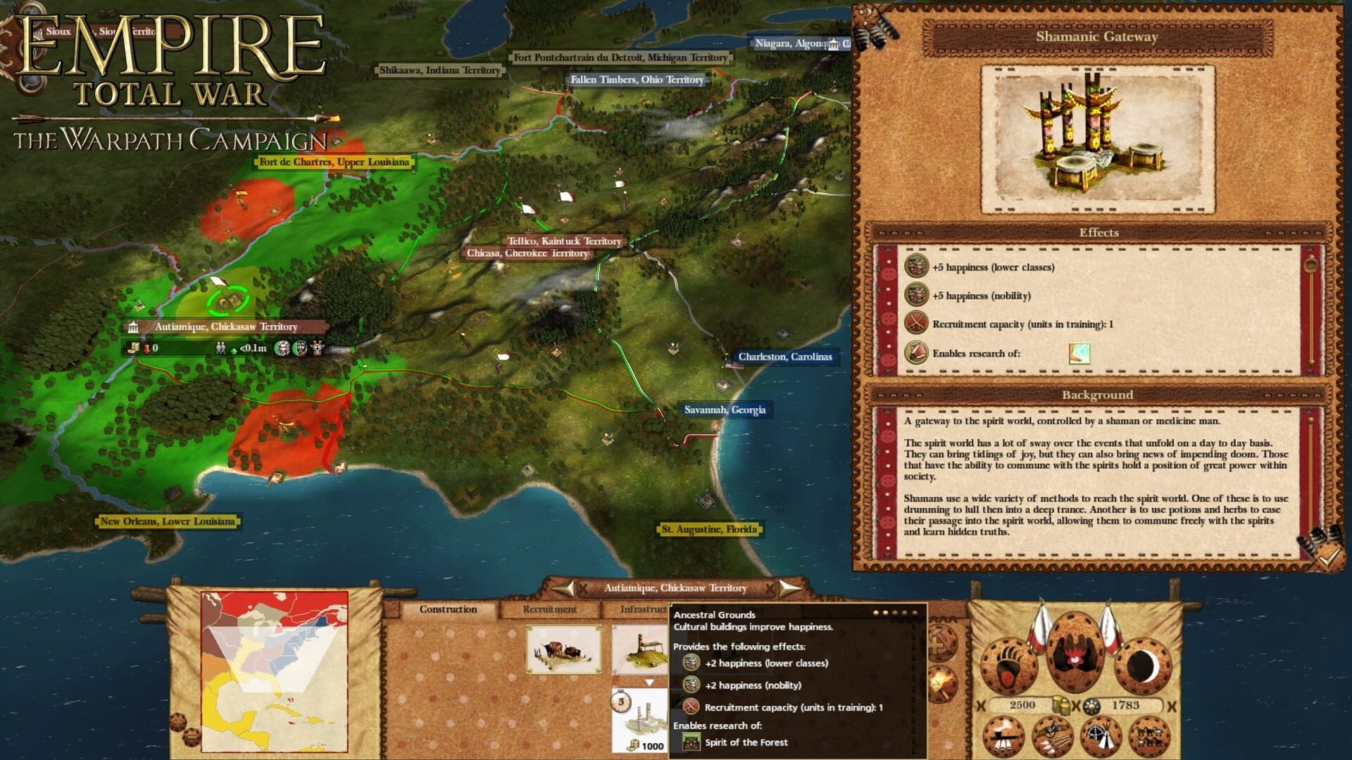 Screenshot for Empire: Total War - The Warpath Campaign