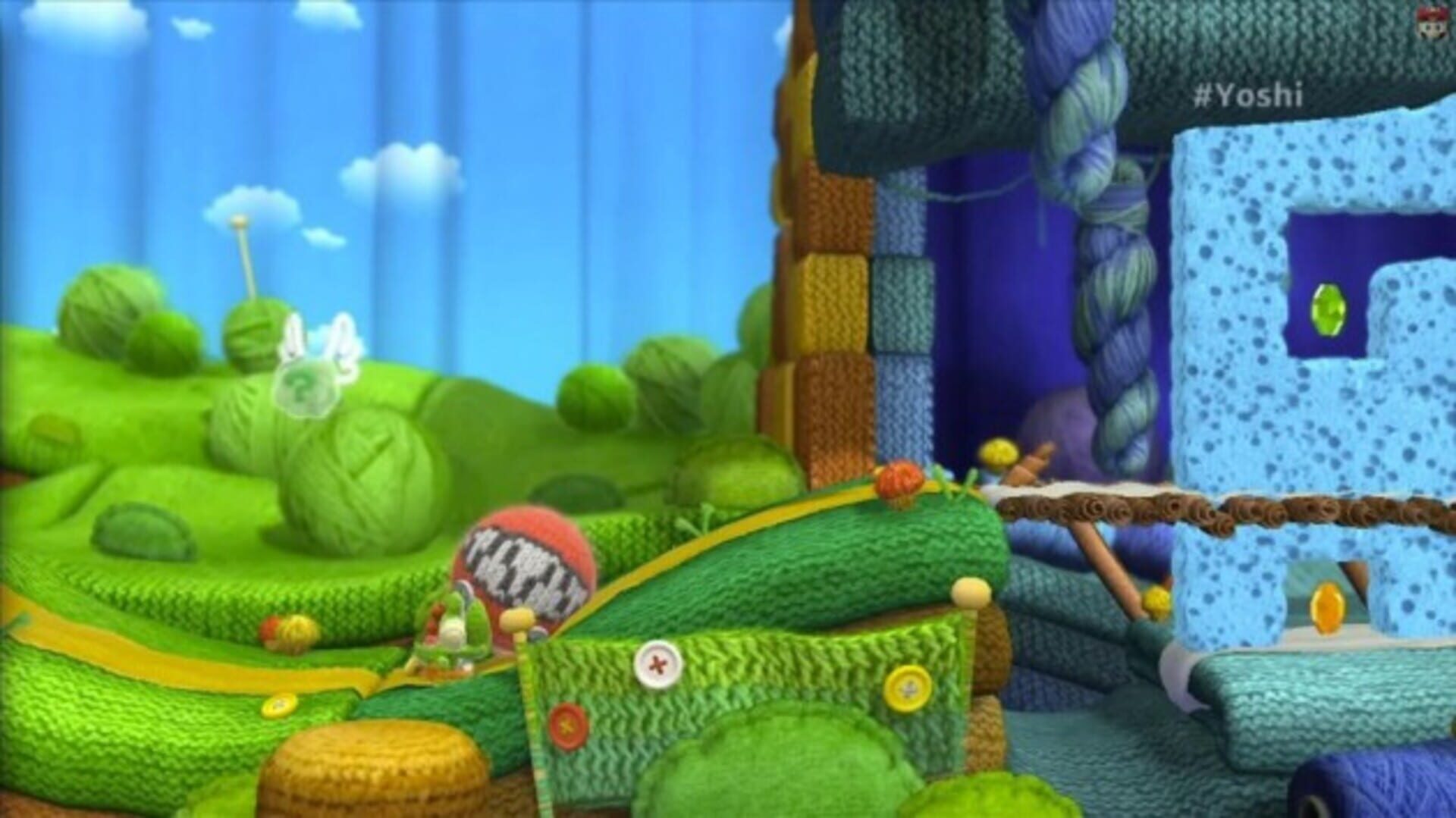 Screenshot for Yoshi's Woolly World