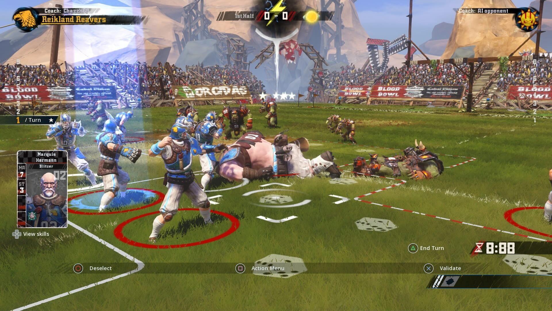 Screenshot for Blood Bowl 2