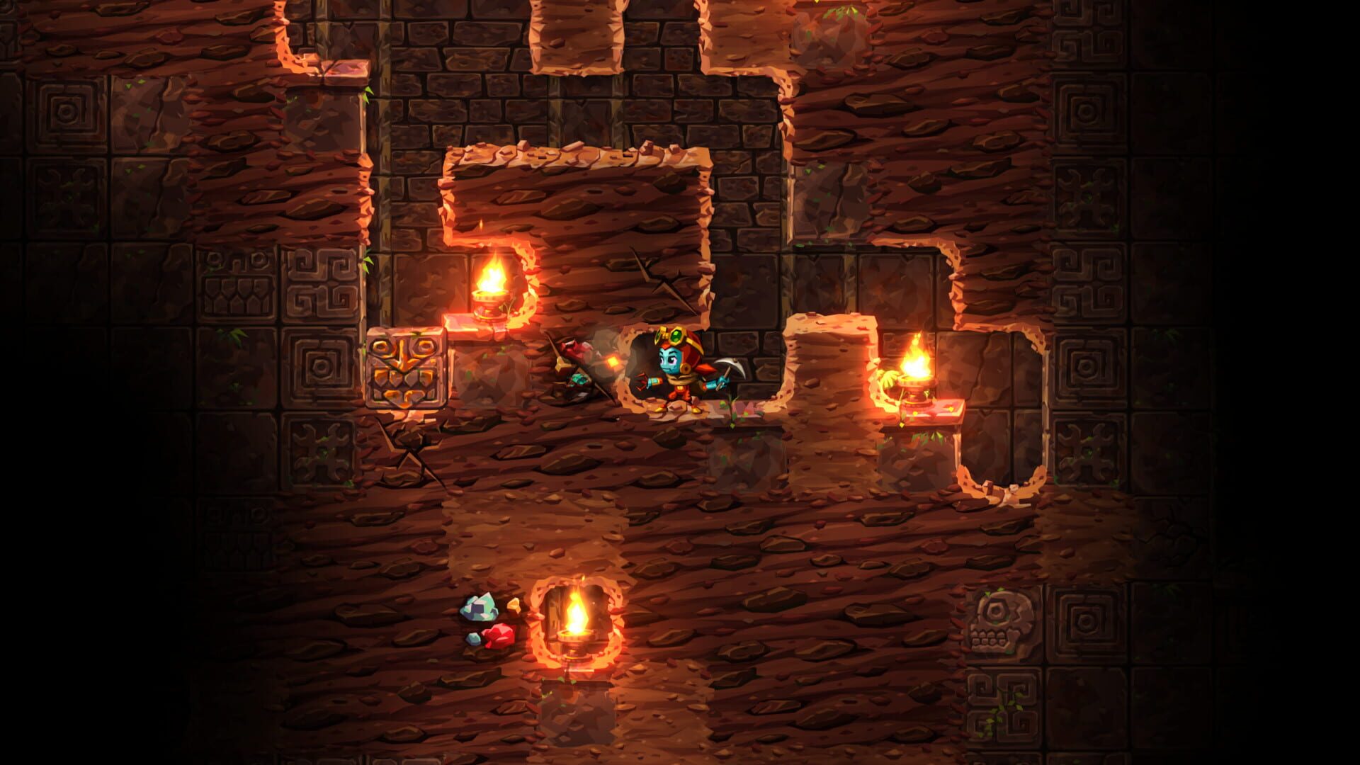 Screenshot for SteamWorld Dig 2