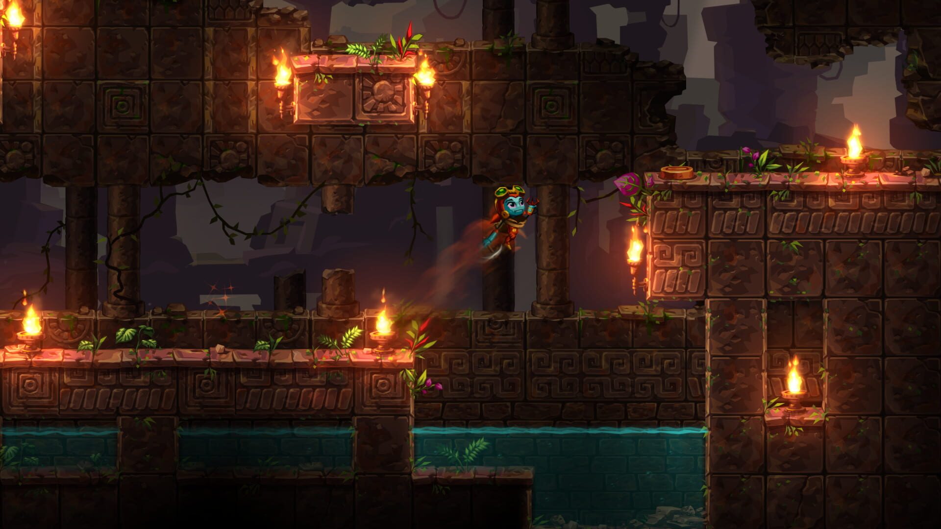 Screenshot for SteamWorld Dig 2