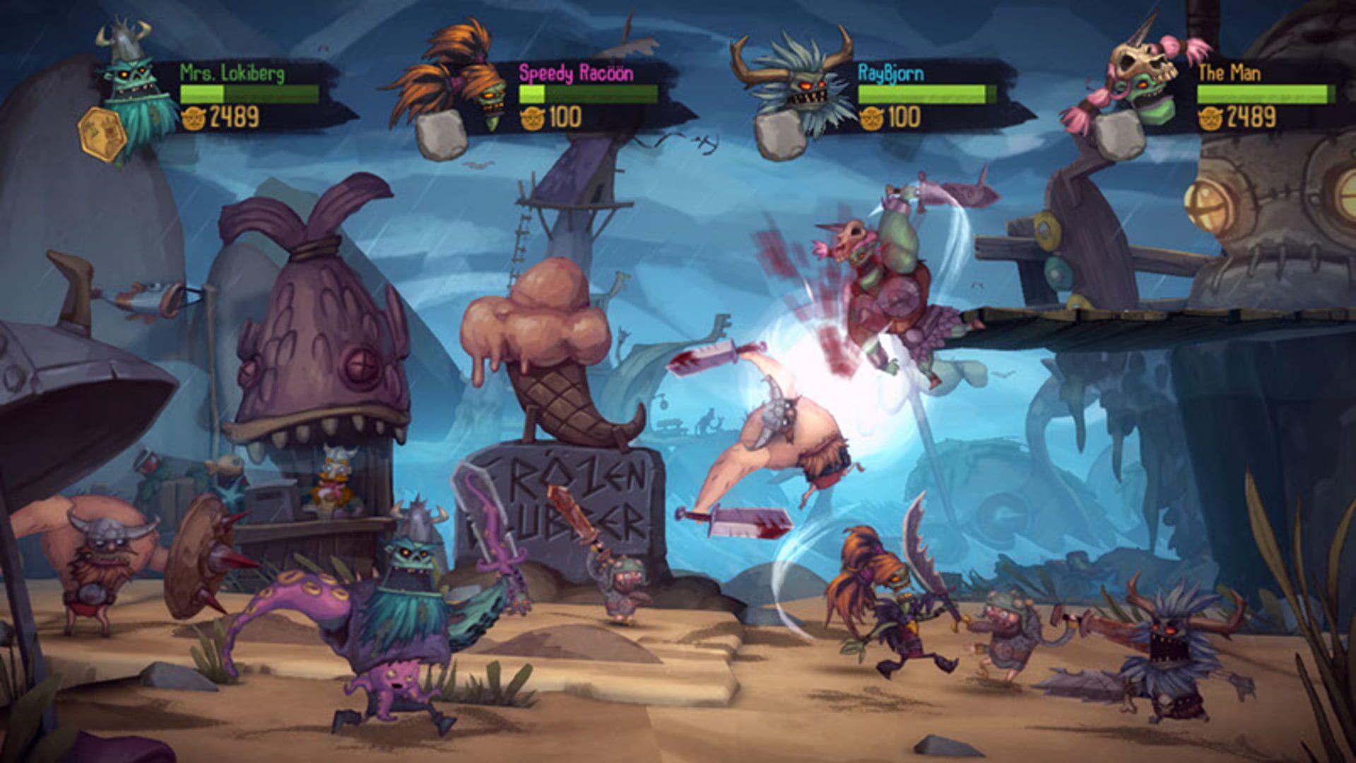 Screenshot for Zombie Vikings