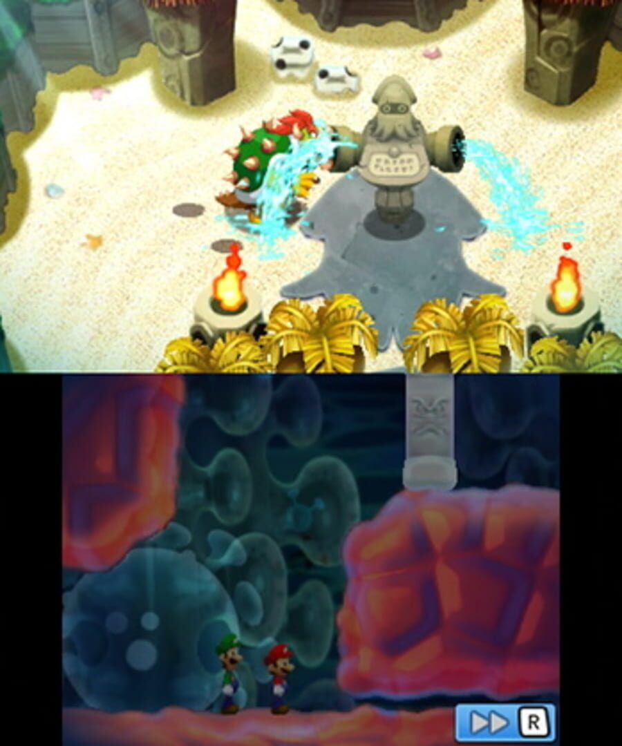 Screenshot for Mario & Luigi: Bowser's Inside Story + Bowser Jr.'s Journey