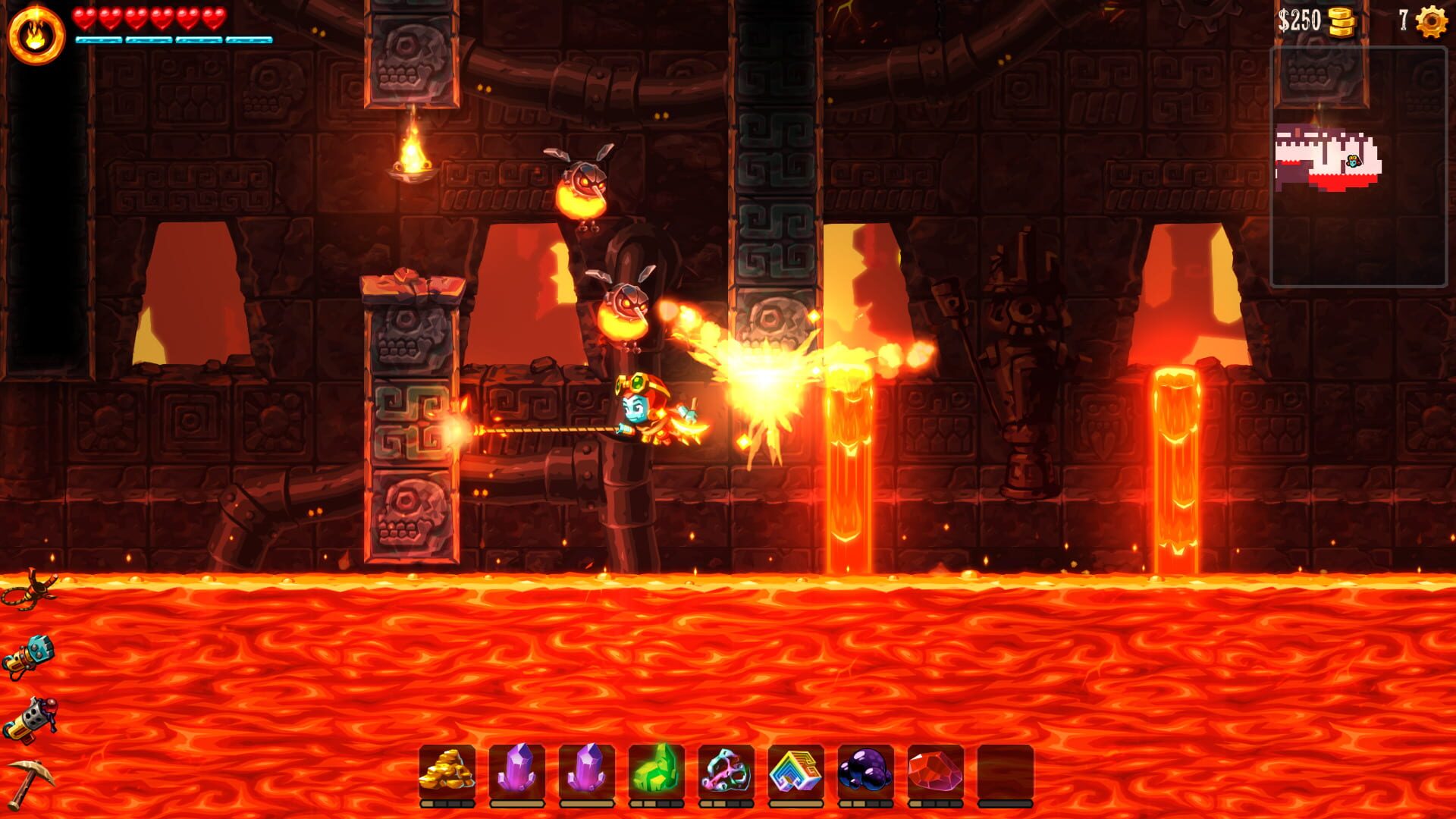 Screenshot for SteamWorld Dig 2