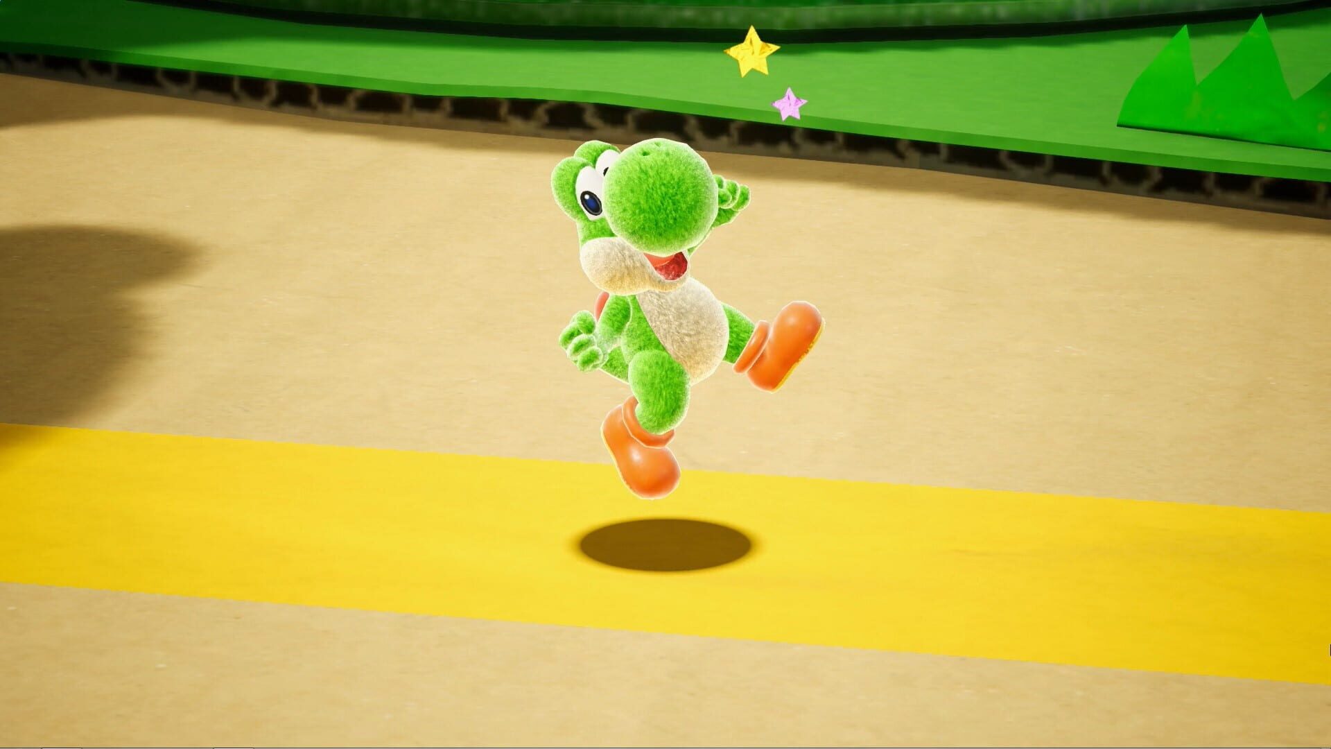 Screenshot for Yoshi's Crafted World