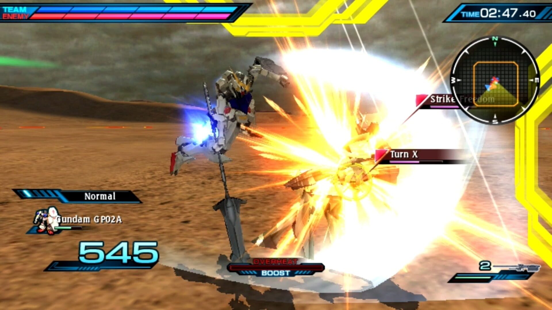 Screenshot for Mobile Suit Gundam: Extreme Vs Force