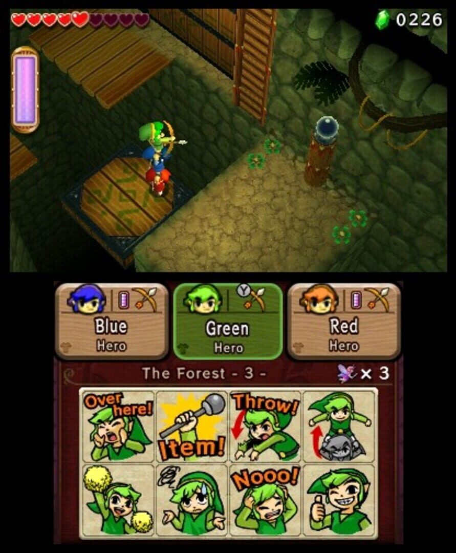 Screenshot for The Legend of Zelda: Tri Force Heroes