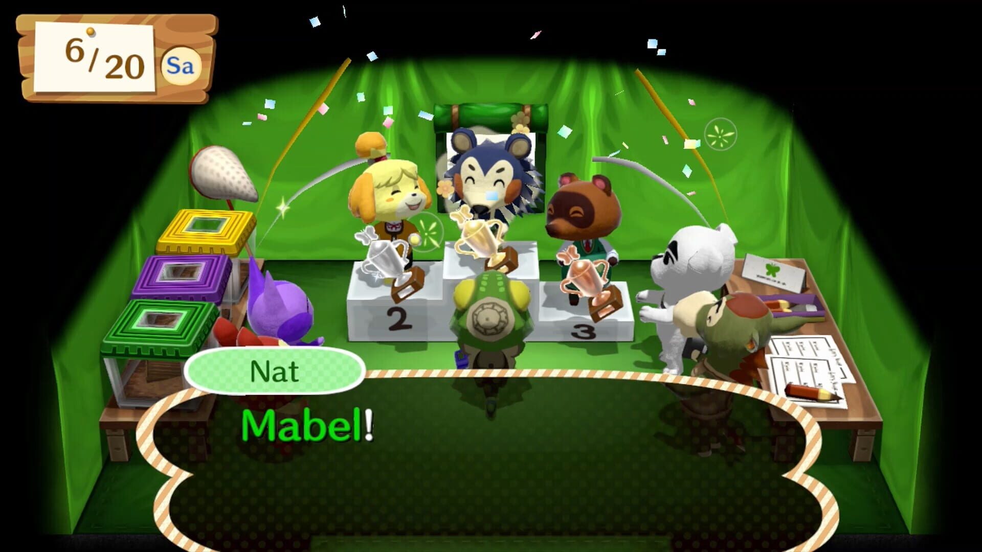 Screenshot for Animal Crossing: Amiibo Festival