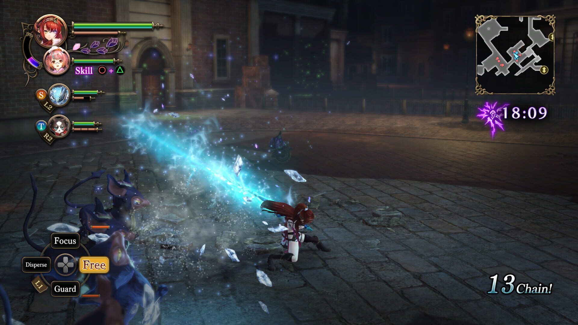 Screenshot for Nights of Azure 2: Bride of the New Moon