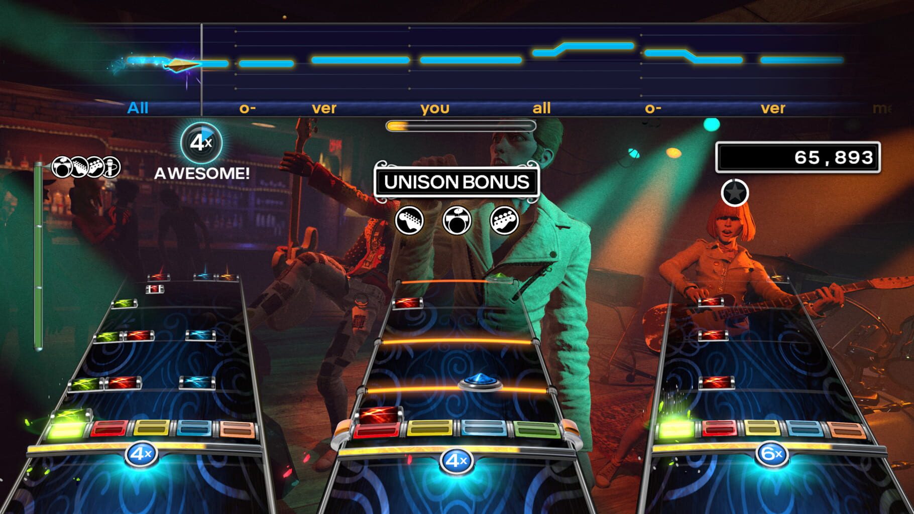 Screenshot for Rock Band 4: 30 Song Mega Pack