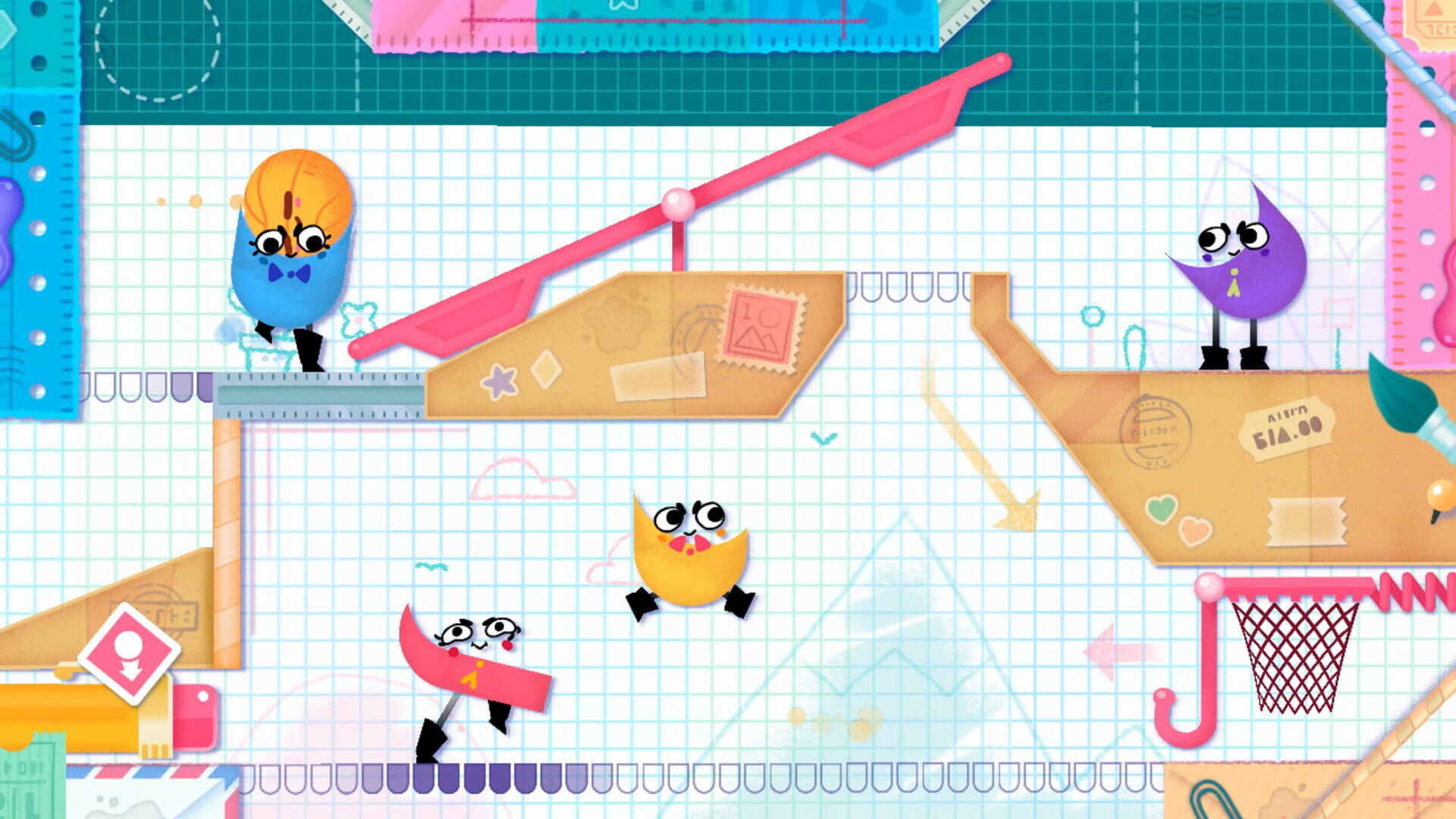 Screenshot for Snipperclips: Cut It Out, Together!