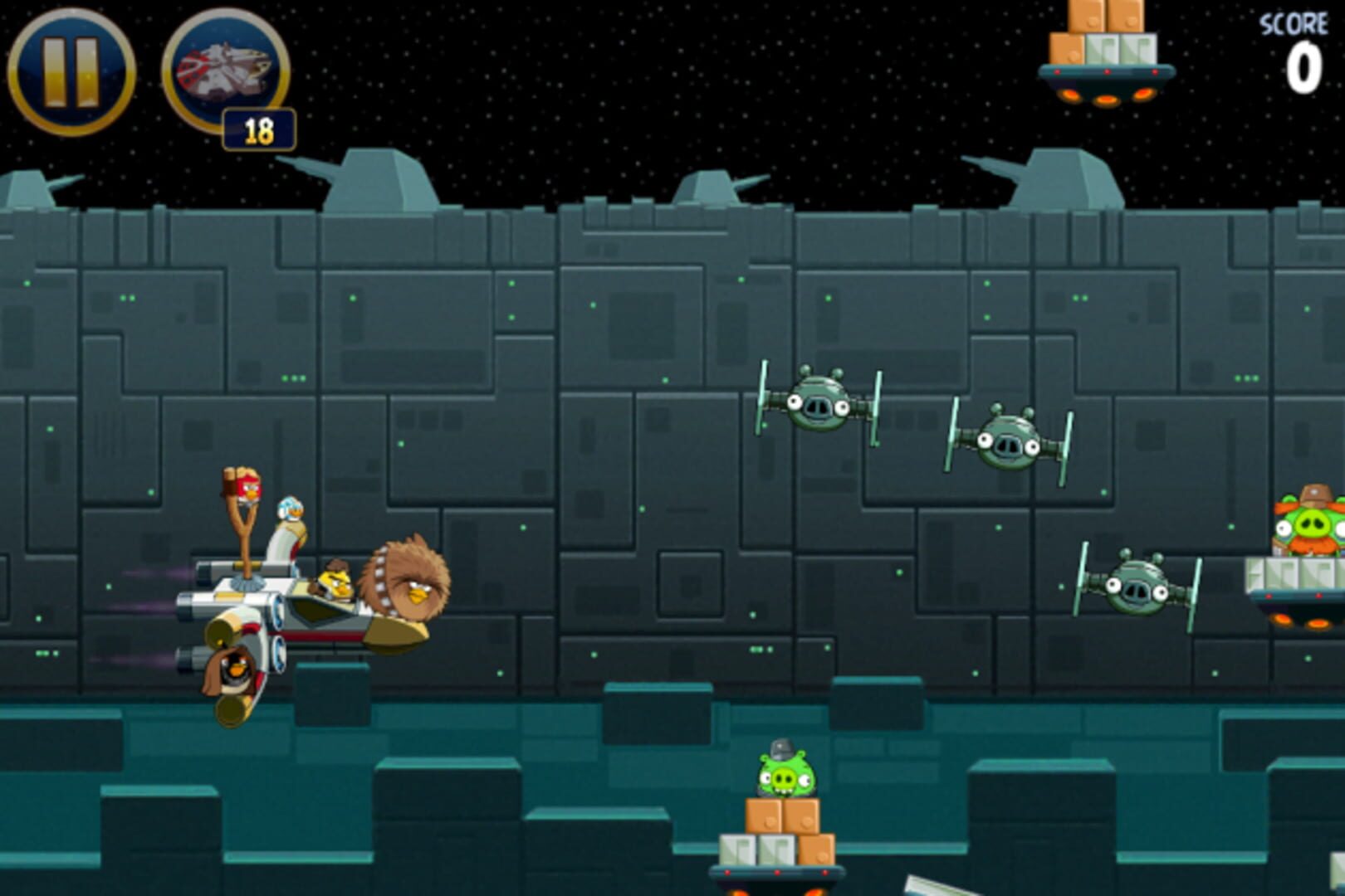 Screenshot for Angry Birds Star Wars