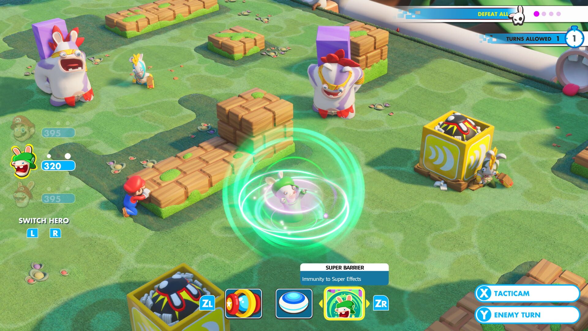 Screenshot for Mario + Rabbids Kingdom Battle