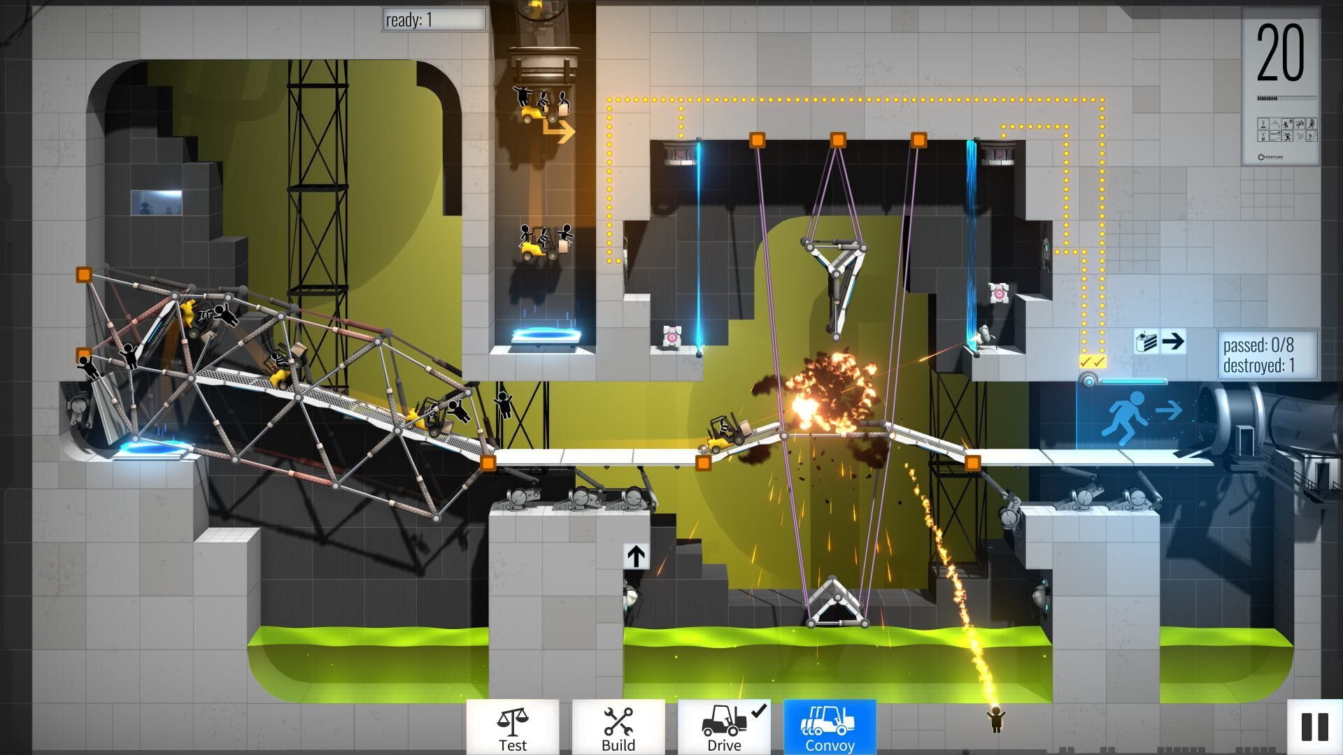 Screenshot for Bridge Constructor Portal