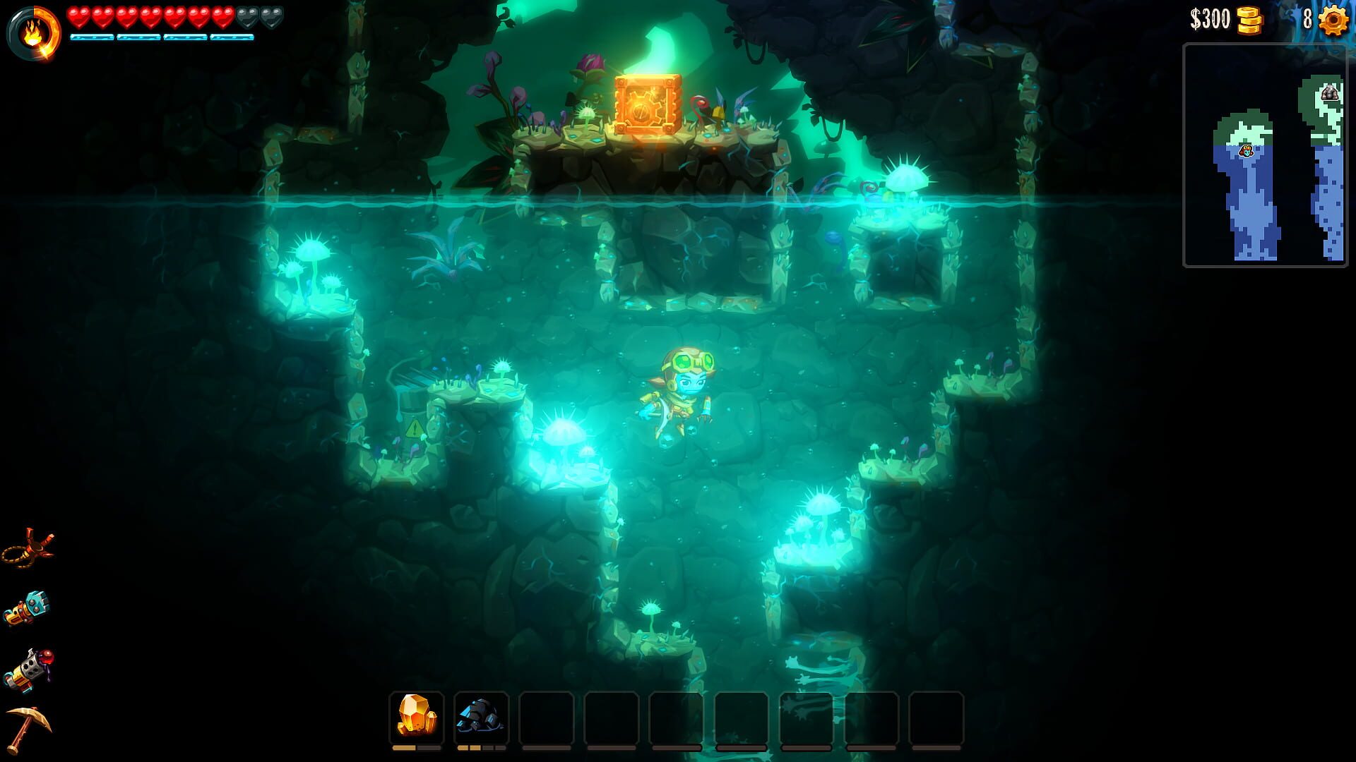 Screenshot for SteamWorld Dig 2