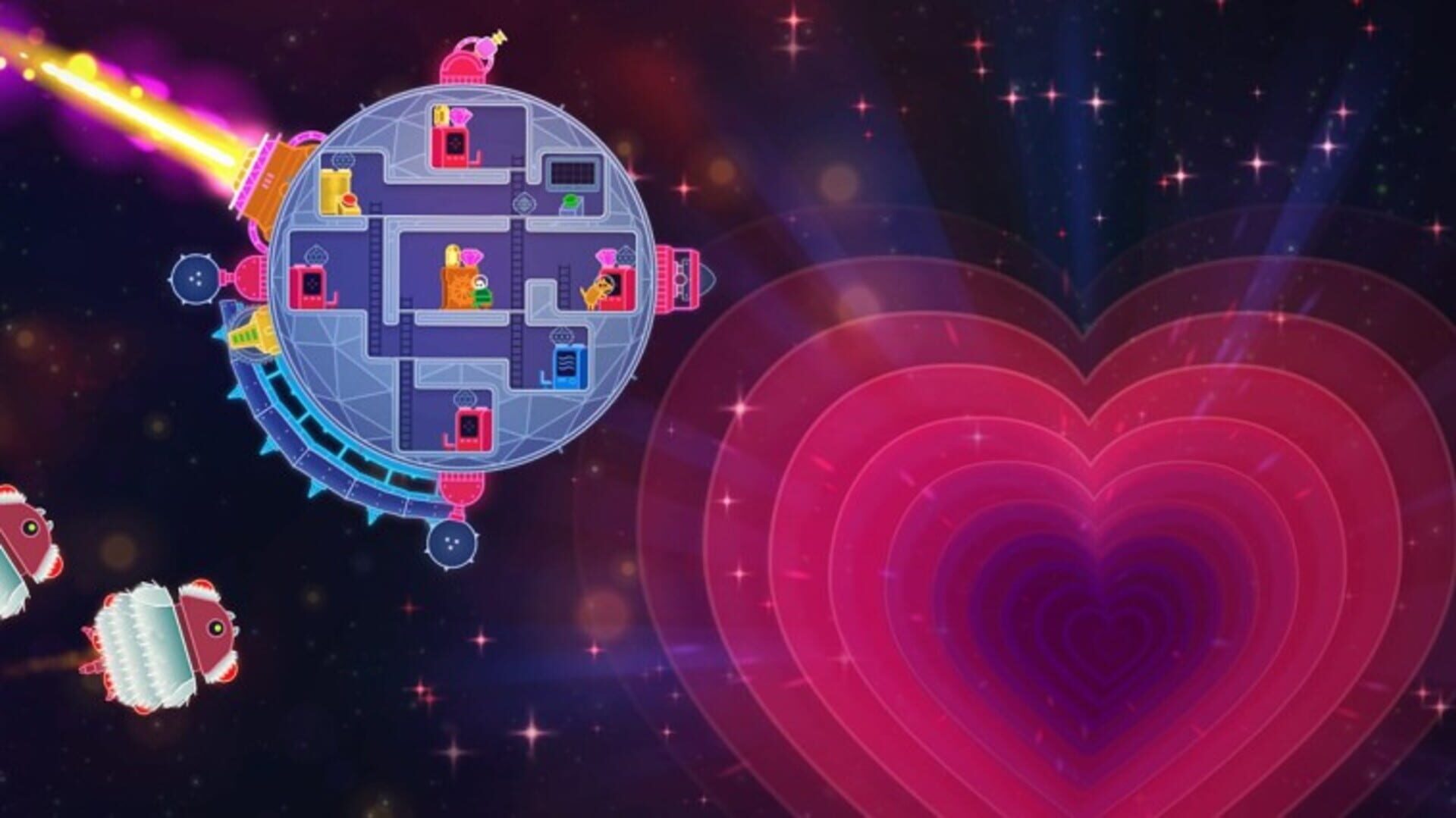 Screenshot for Lovers in a Dangerous Spacetime