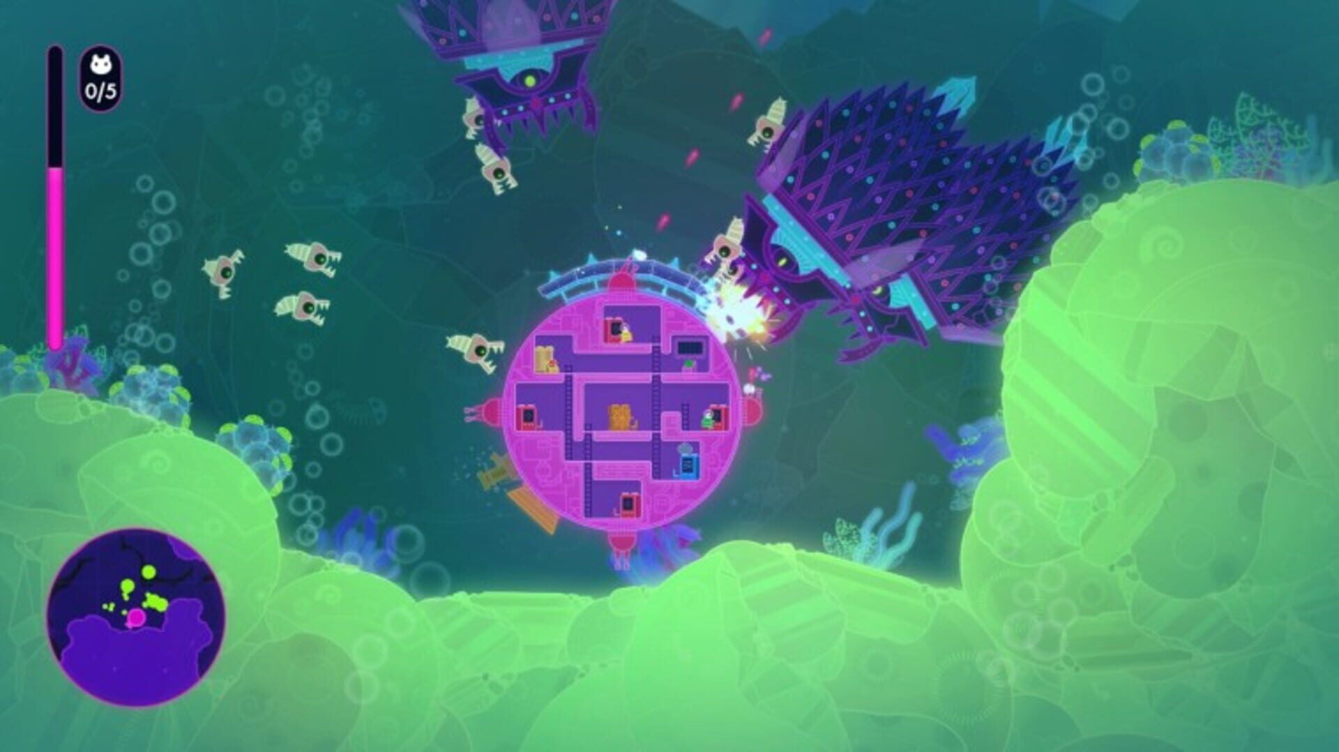 Screenshot for Lovers in a Dangerous Spacetime