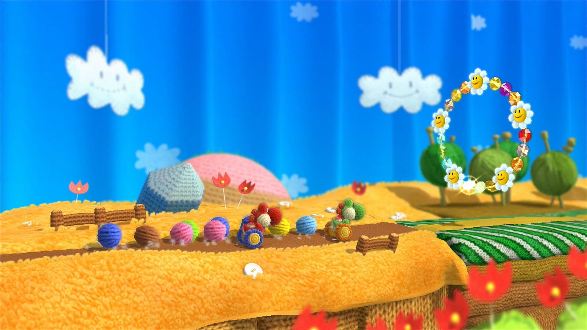 Screenshot for Yoshi's Woolly World