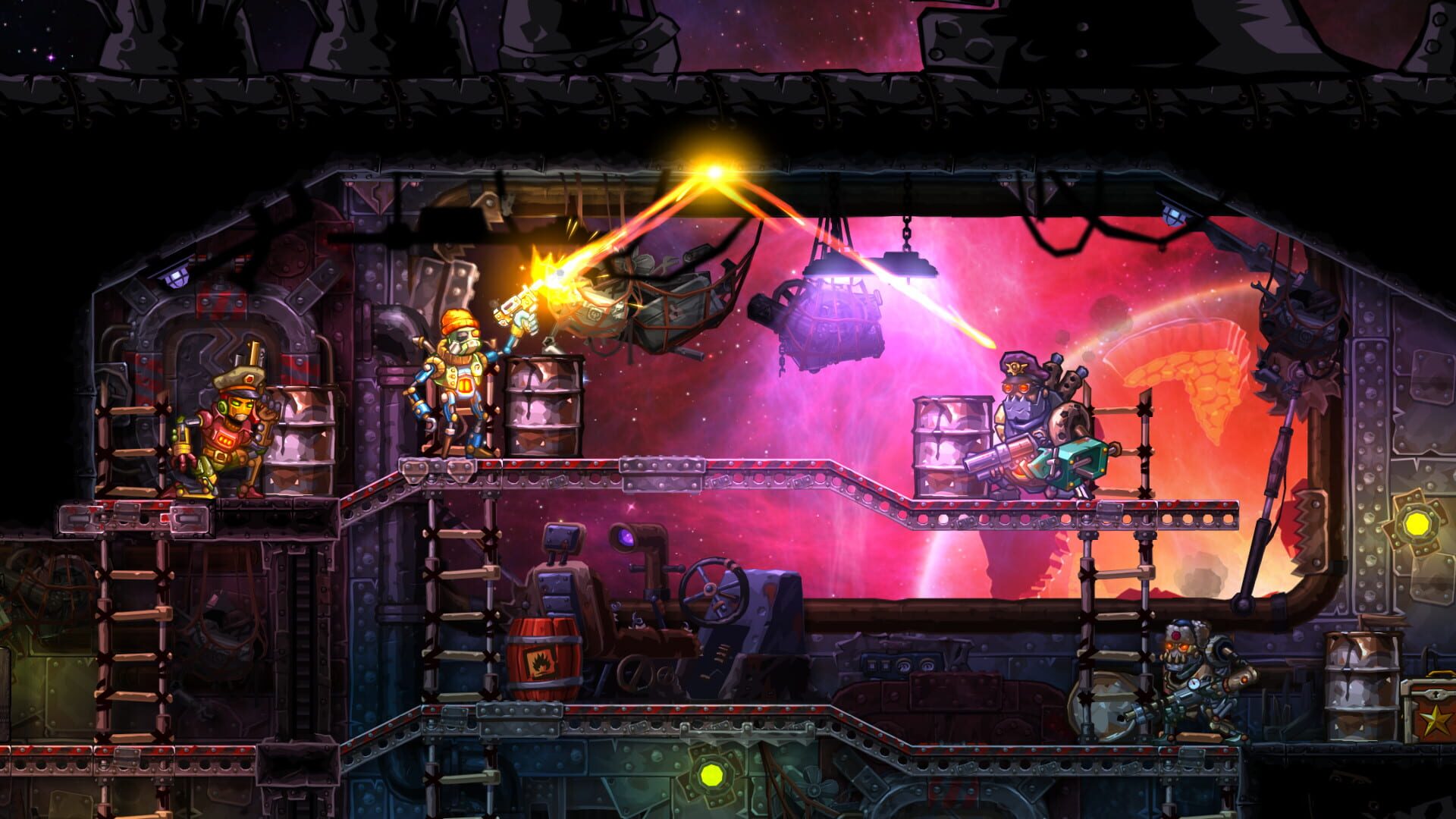 Screenshot for SteamWorld Heist