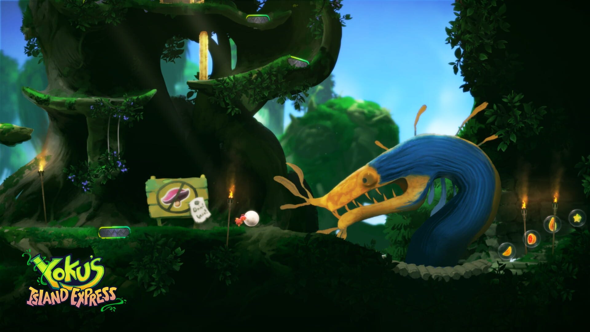 Screenshot for Yoku's Island Express