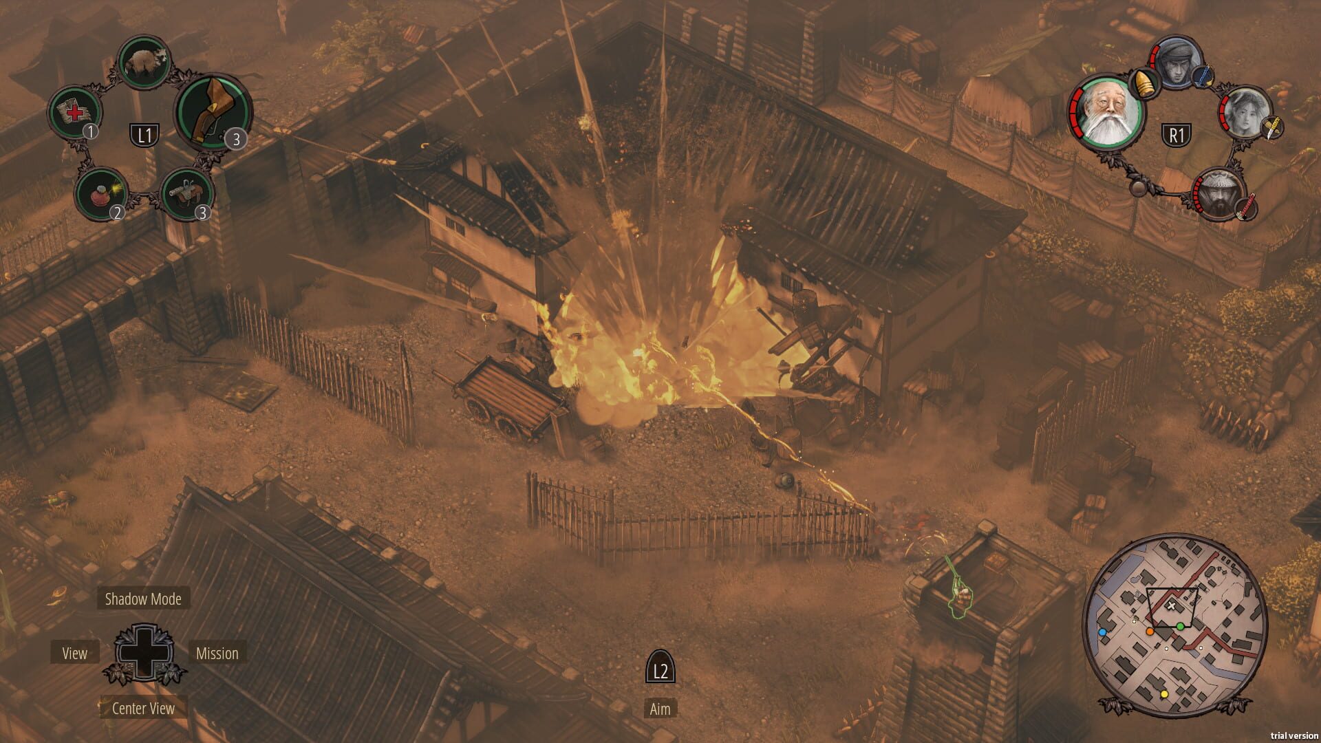 Screenshot for Shadow Tactics: Blades of the Shogun