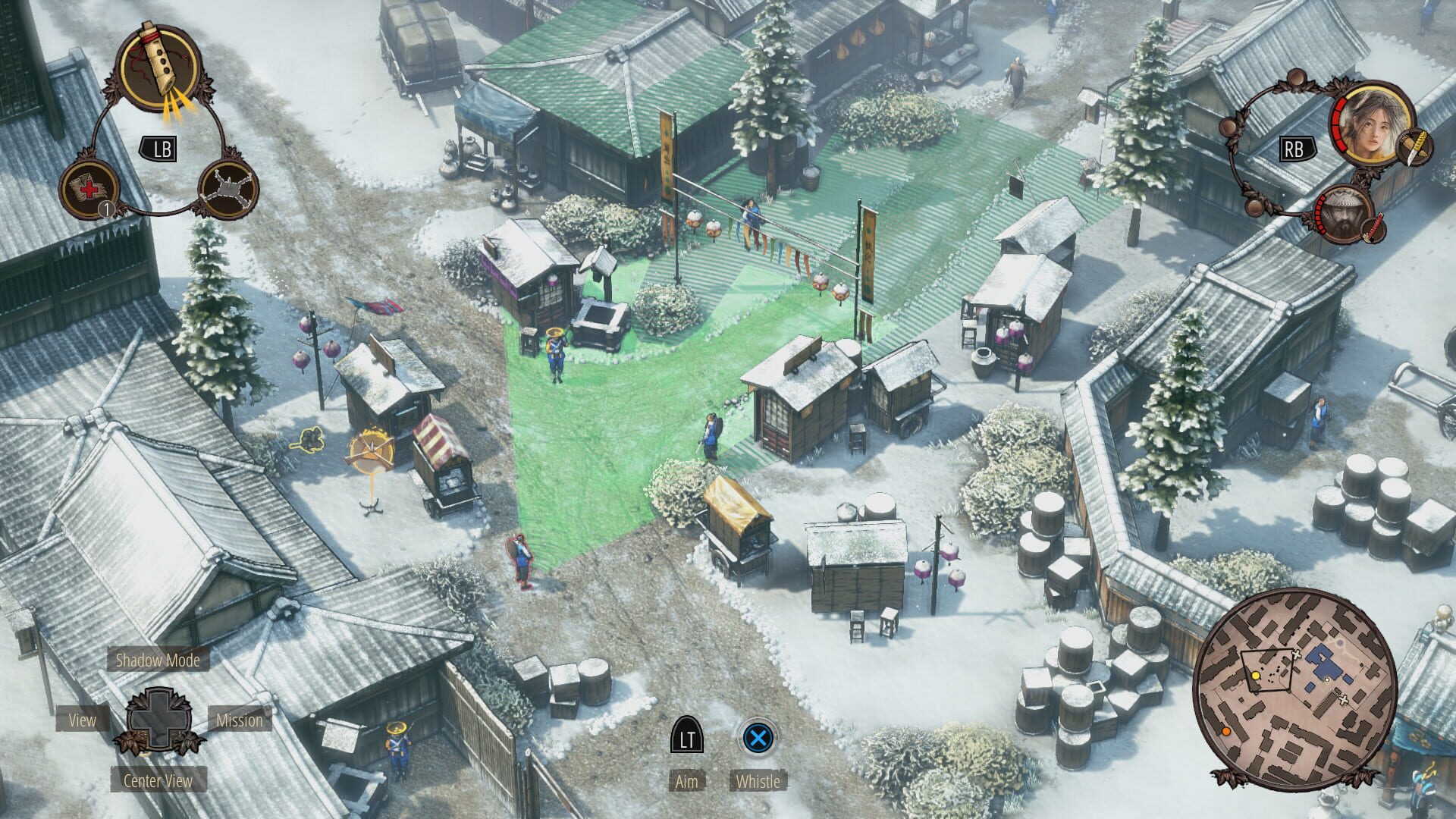 Screenshot for Shadow Tactics: Blades of the Shogun