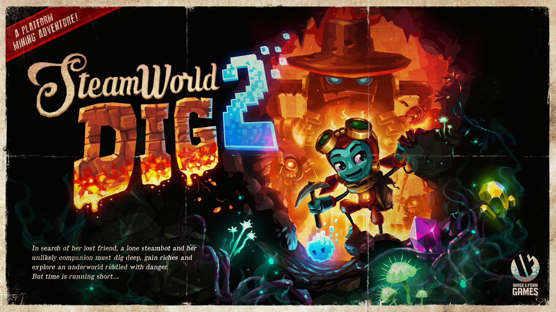 Artwork for SteamWorld Dig 2