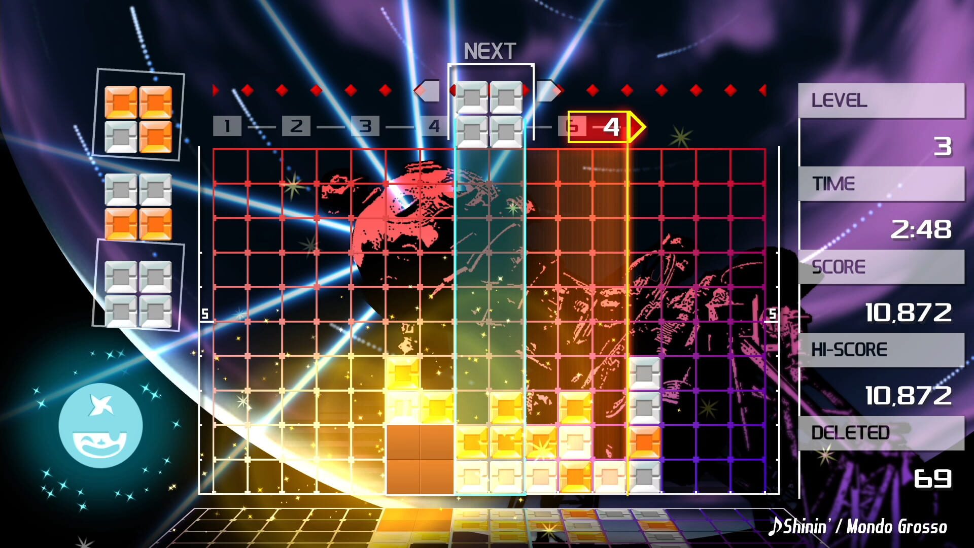 Screenshot for Lumines Remastered