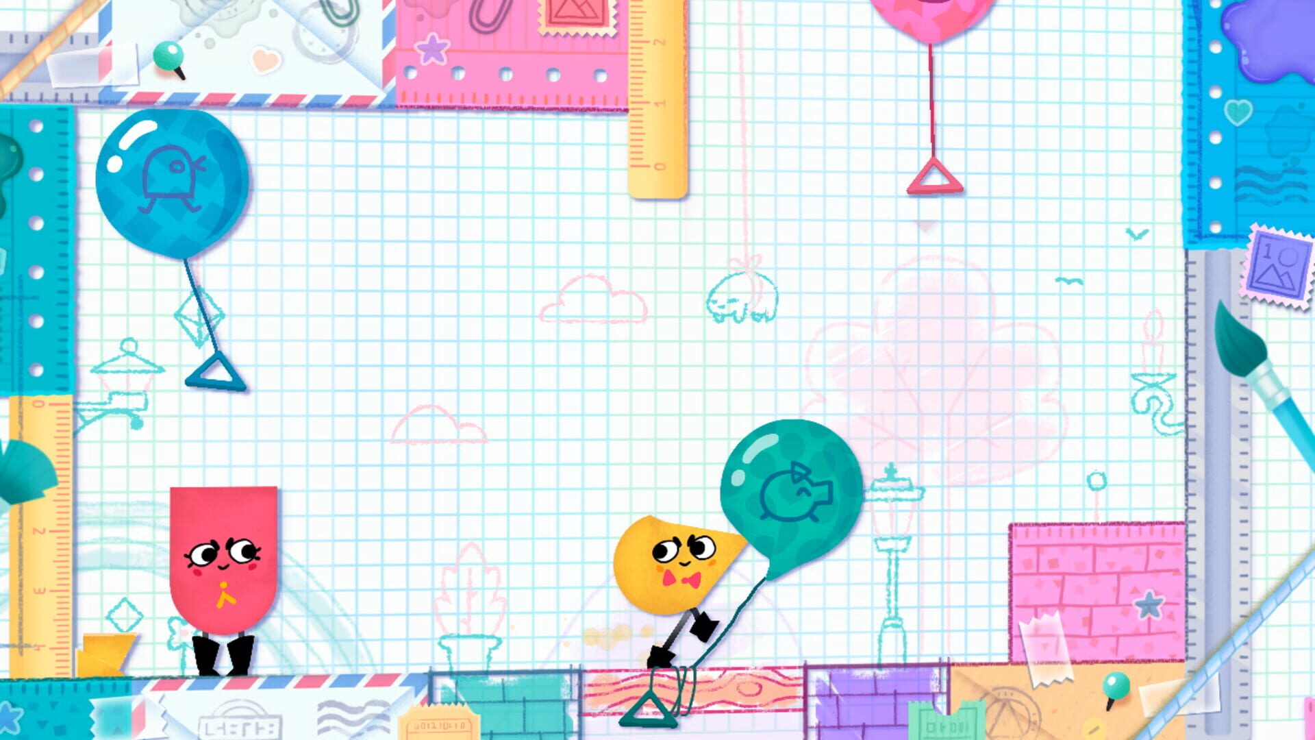 Screenshot for Snipperclips: Cut It Out, Together!