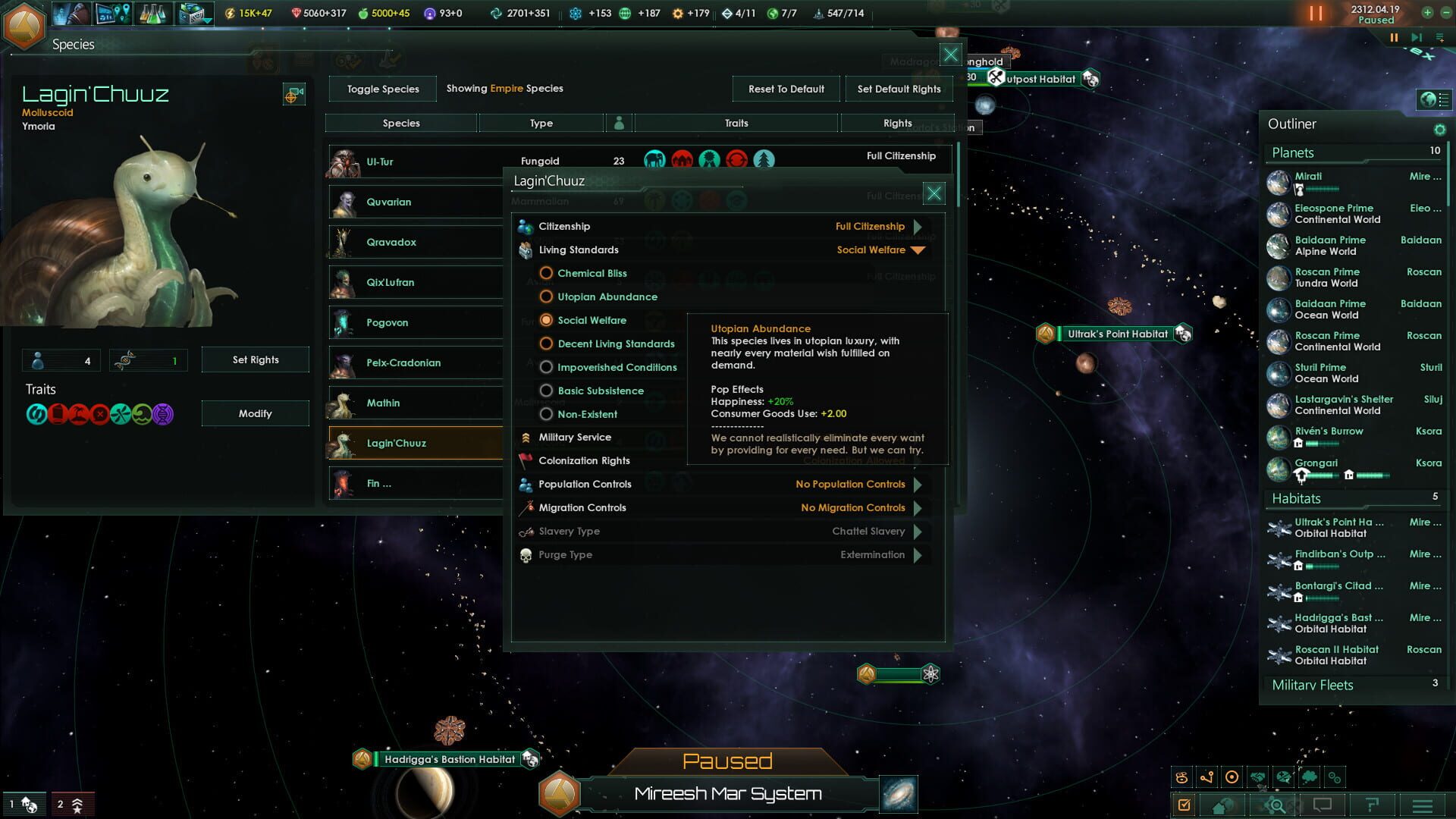 Screenshot for Stellaris: Utopia