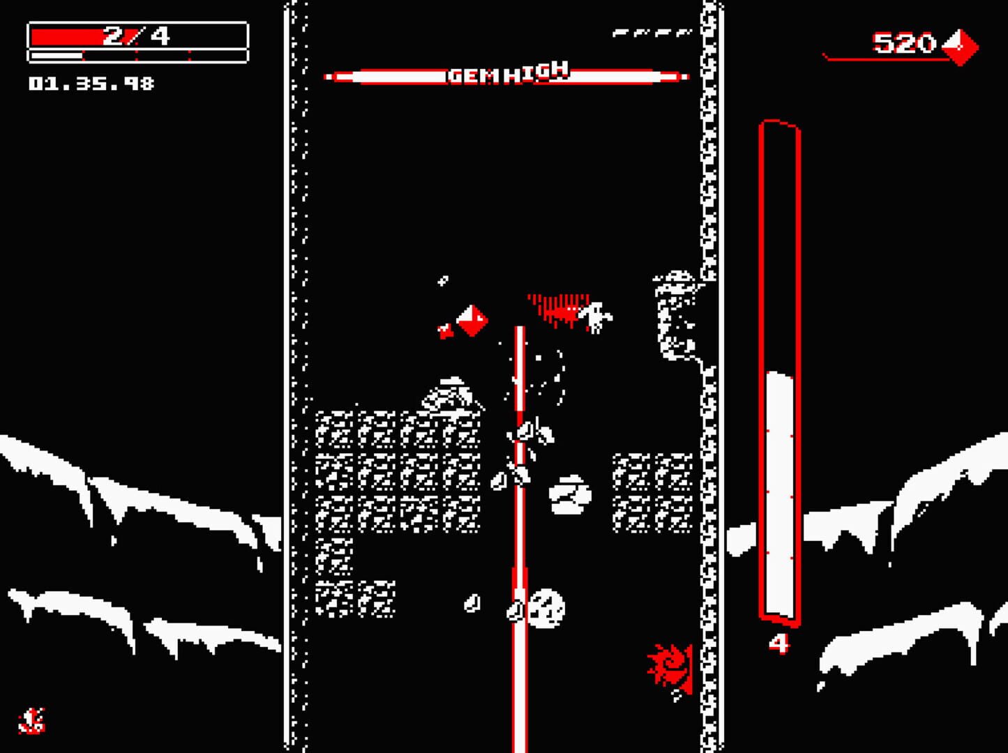 Screenshot for Downwell