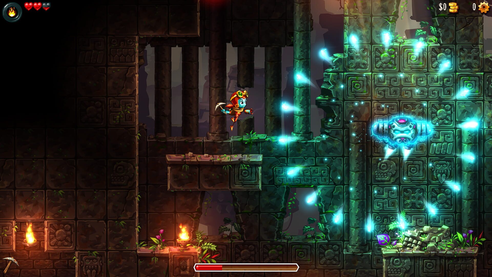 Screenshot for SteamWorld Dig 2