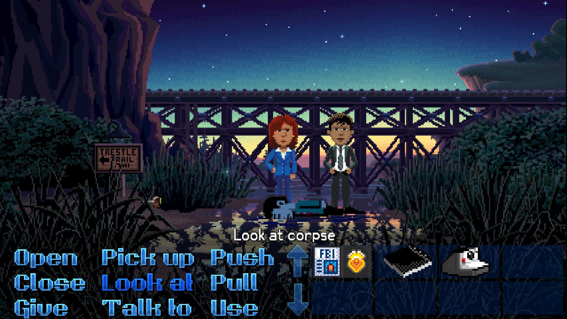 Screenshot for Thimbleweed Park