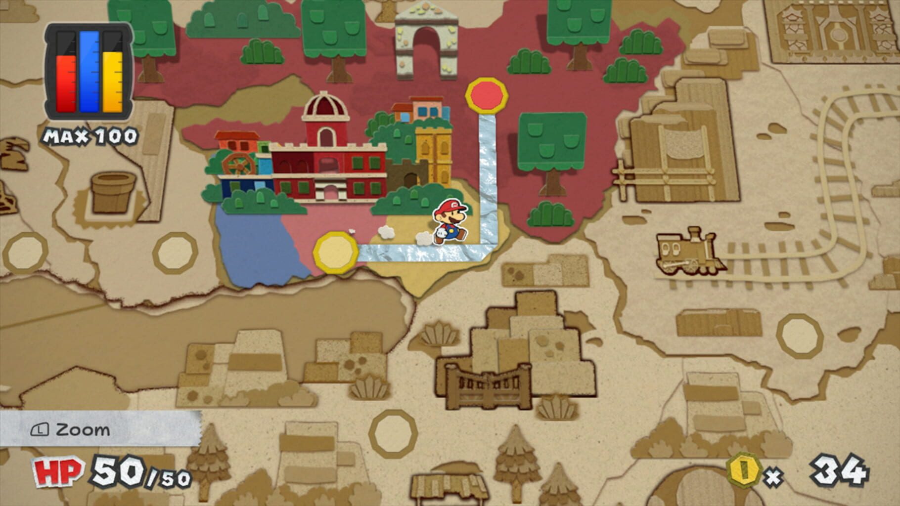 Screenshot for Paper Mario: Color Splash