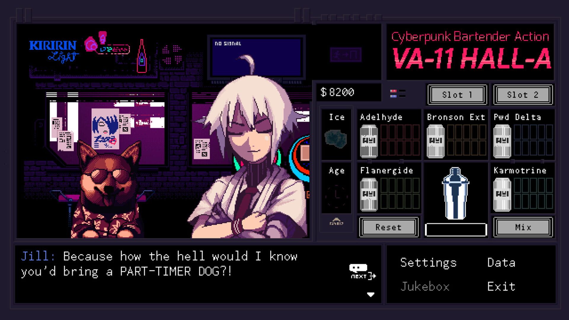 Screenshot for VA-11 Hall-A: Cyberpunk Bartender Action